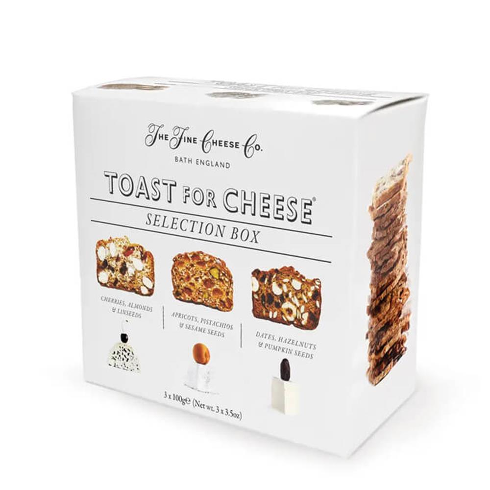 The Bay Tree Toast For Cheese Selection Box 3x 100g